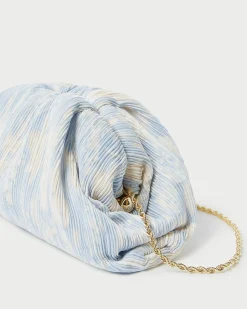 Bailey Blue/Crystal Dome Clutch