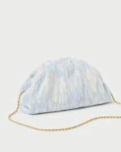 Bailey Blue/Crystal Dome Clutch