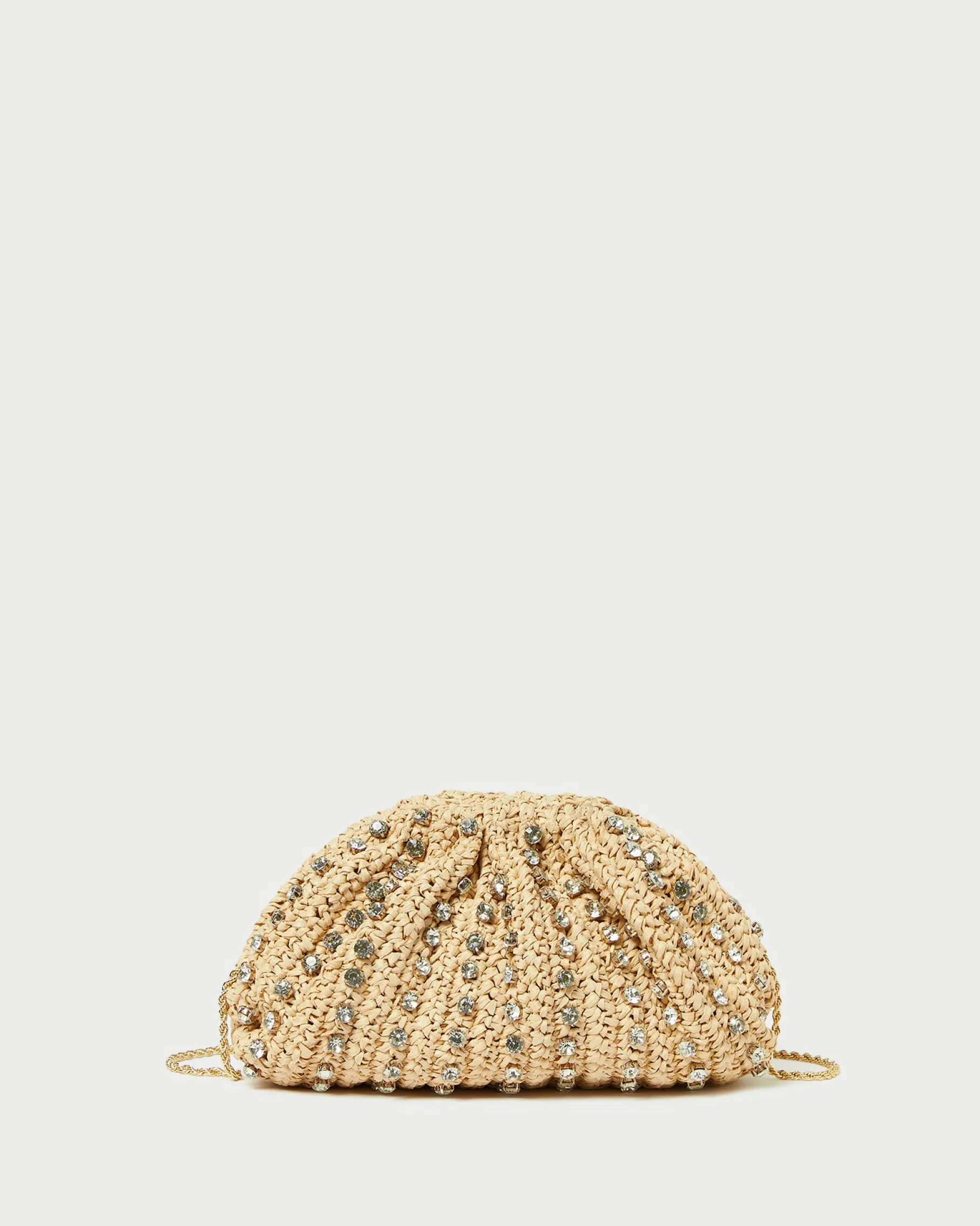 Bailey Blue/Crystal Dome Clutch