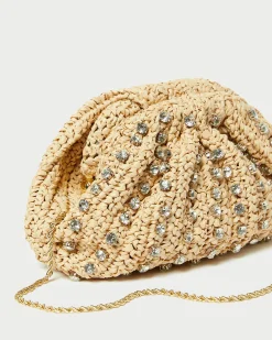 Bailey Blue/Crystal Dome Clutch