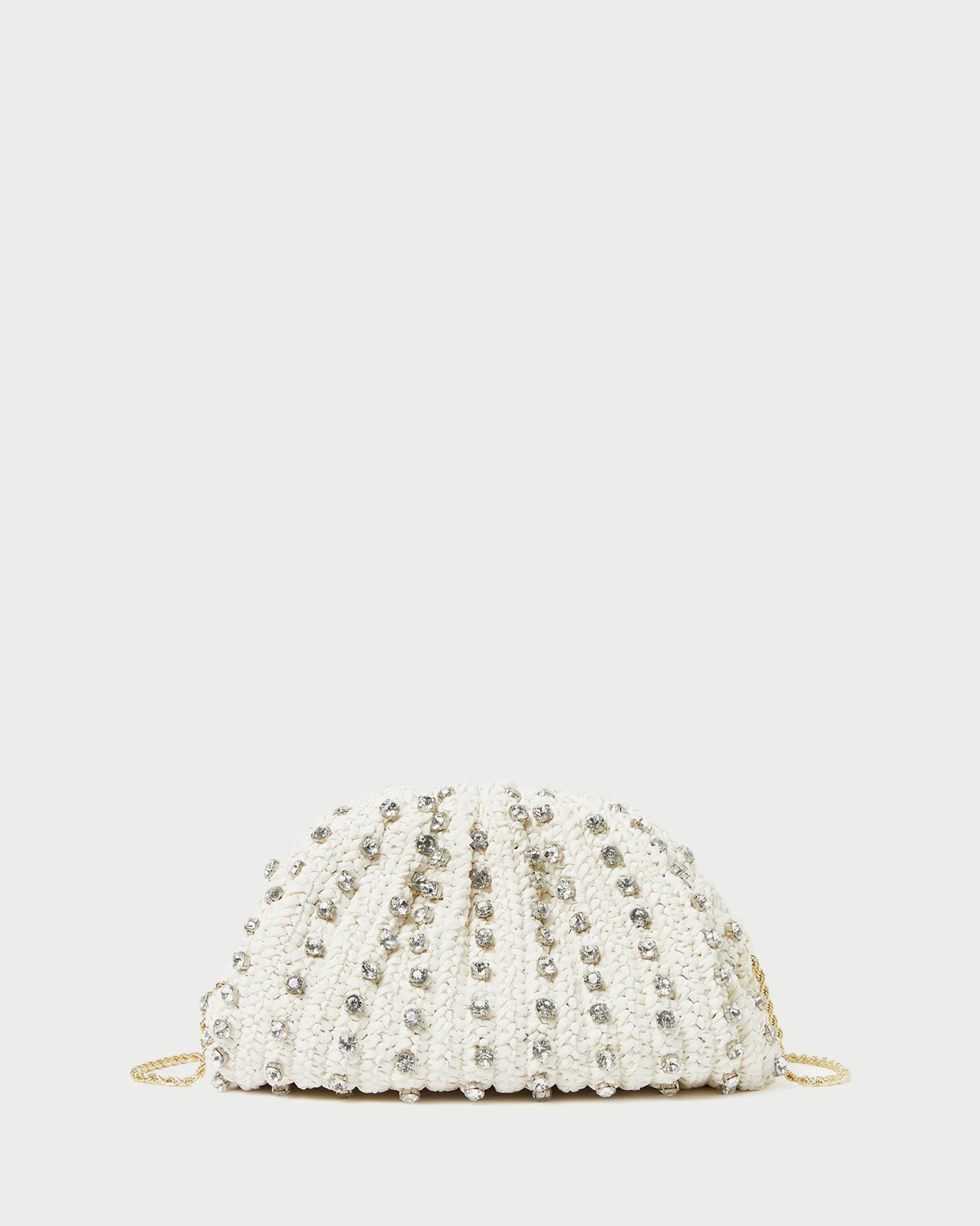 Bailey Blue/Crystal Dome Clutch