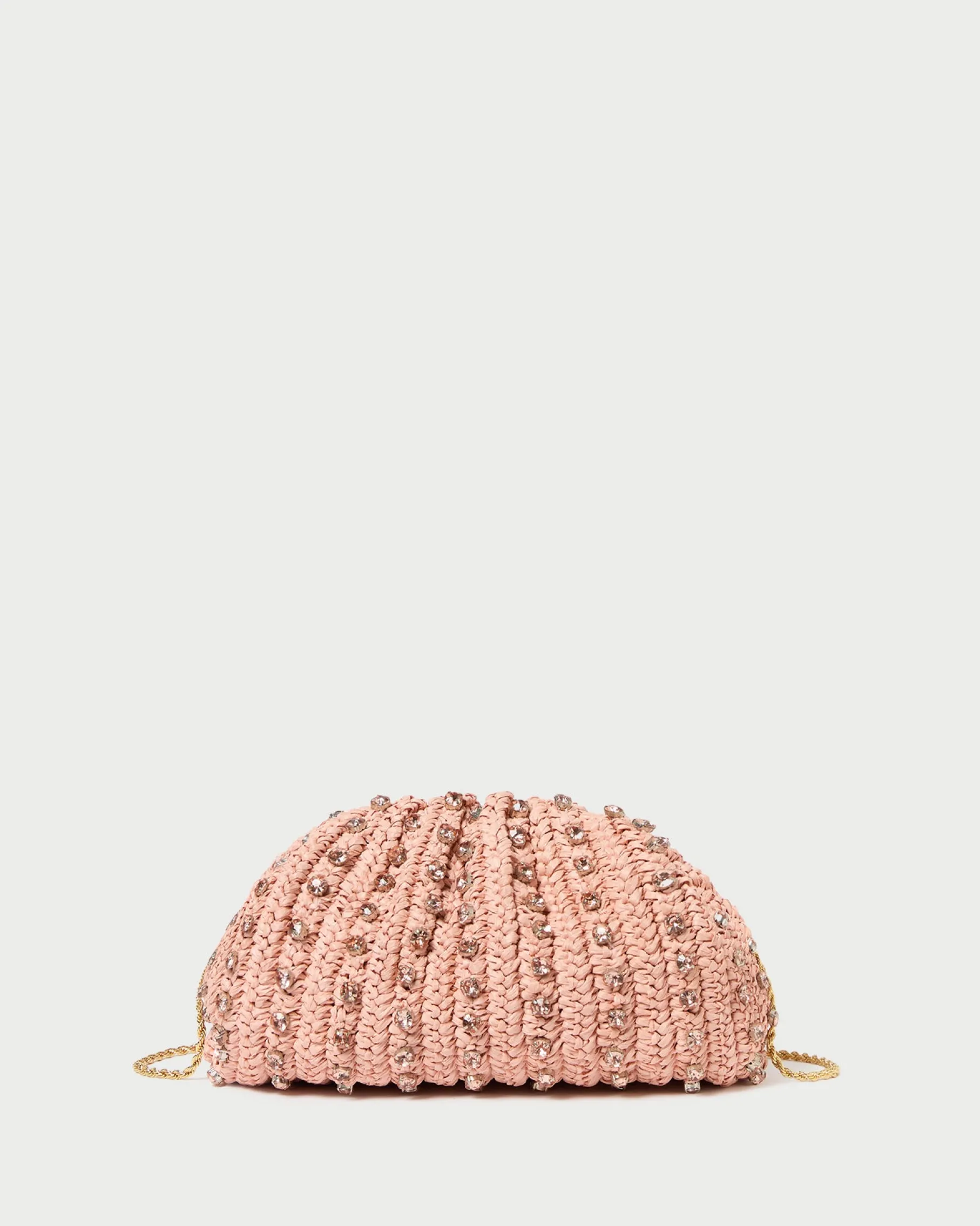 Bailey Blue/Crystal Dome Clutch