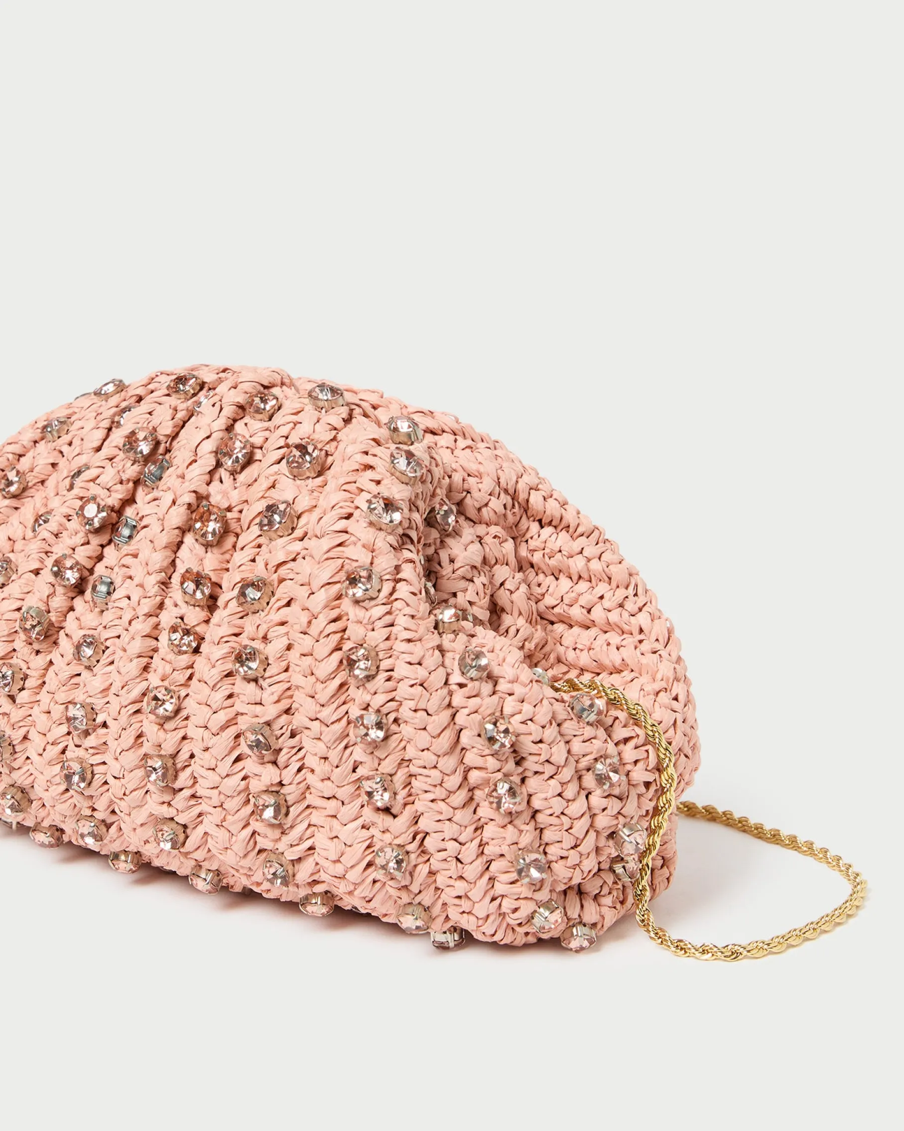 Bailey Blue/Crystal Dome Clutch