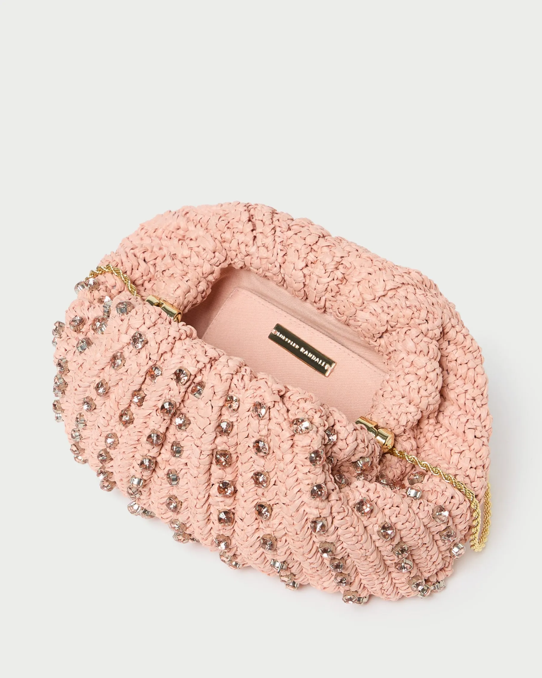 Bailey Blue/Crystal Dome Clutch