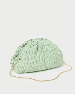 Bailey Blue/Crystal Dome Clutch