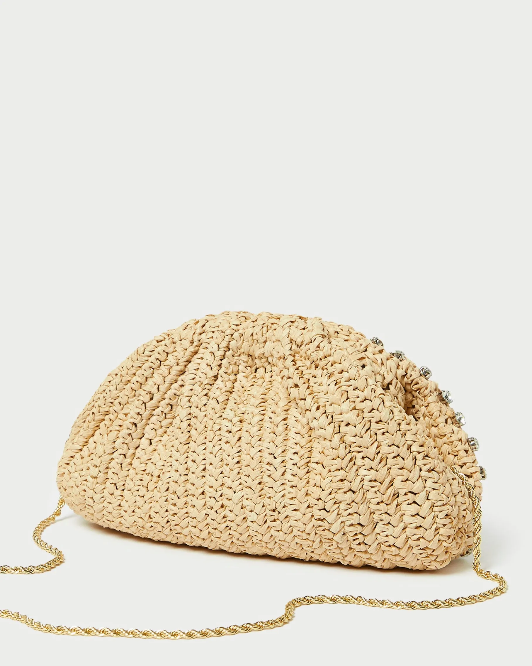 Bailey Mint/Crystal Dome Clutch