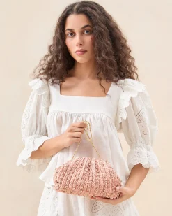 Bailey Mint/Crystal Dome Clutch