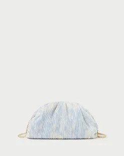 Bailey Natural/Crystal Dome Clutch