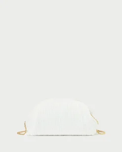 Bailey Natural/Crystal Dome Clutch