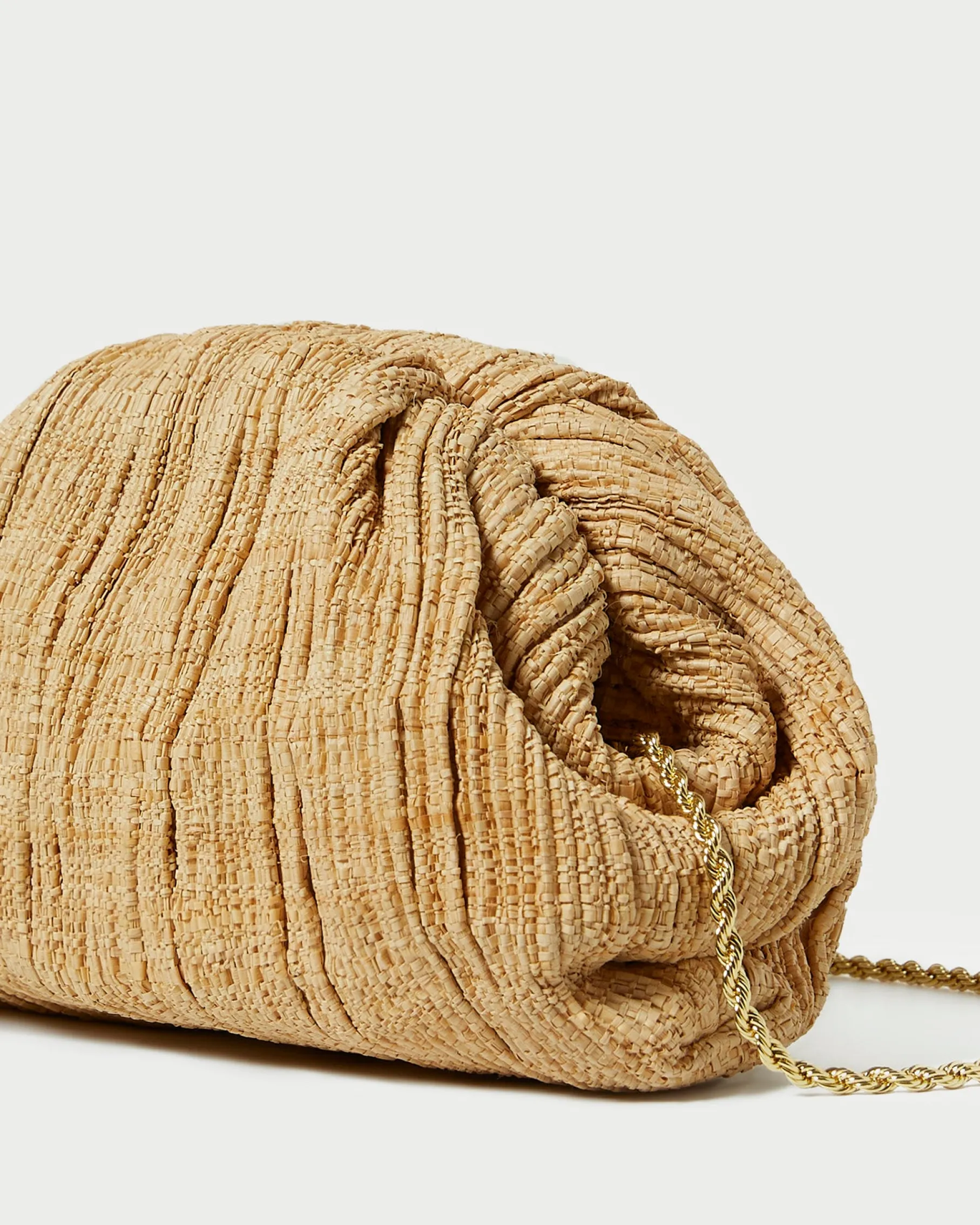 Bailey Pearl Pleated Dome Clutch