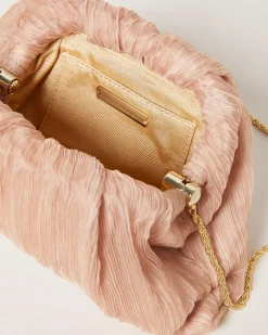 Bailey Pearl Pleated Dome Clutch