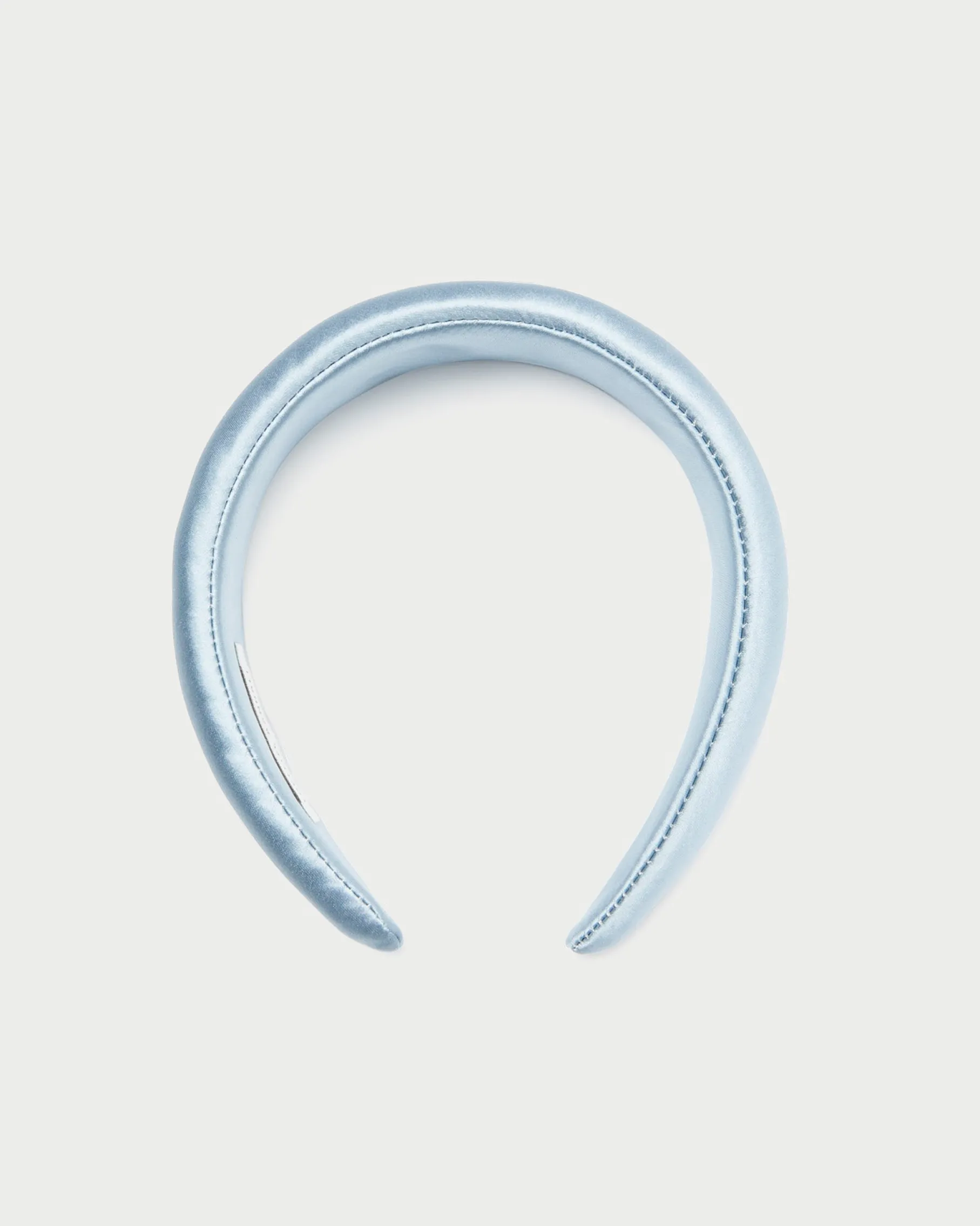 Bellamy Blue Satin Puffy Headband