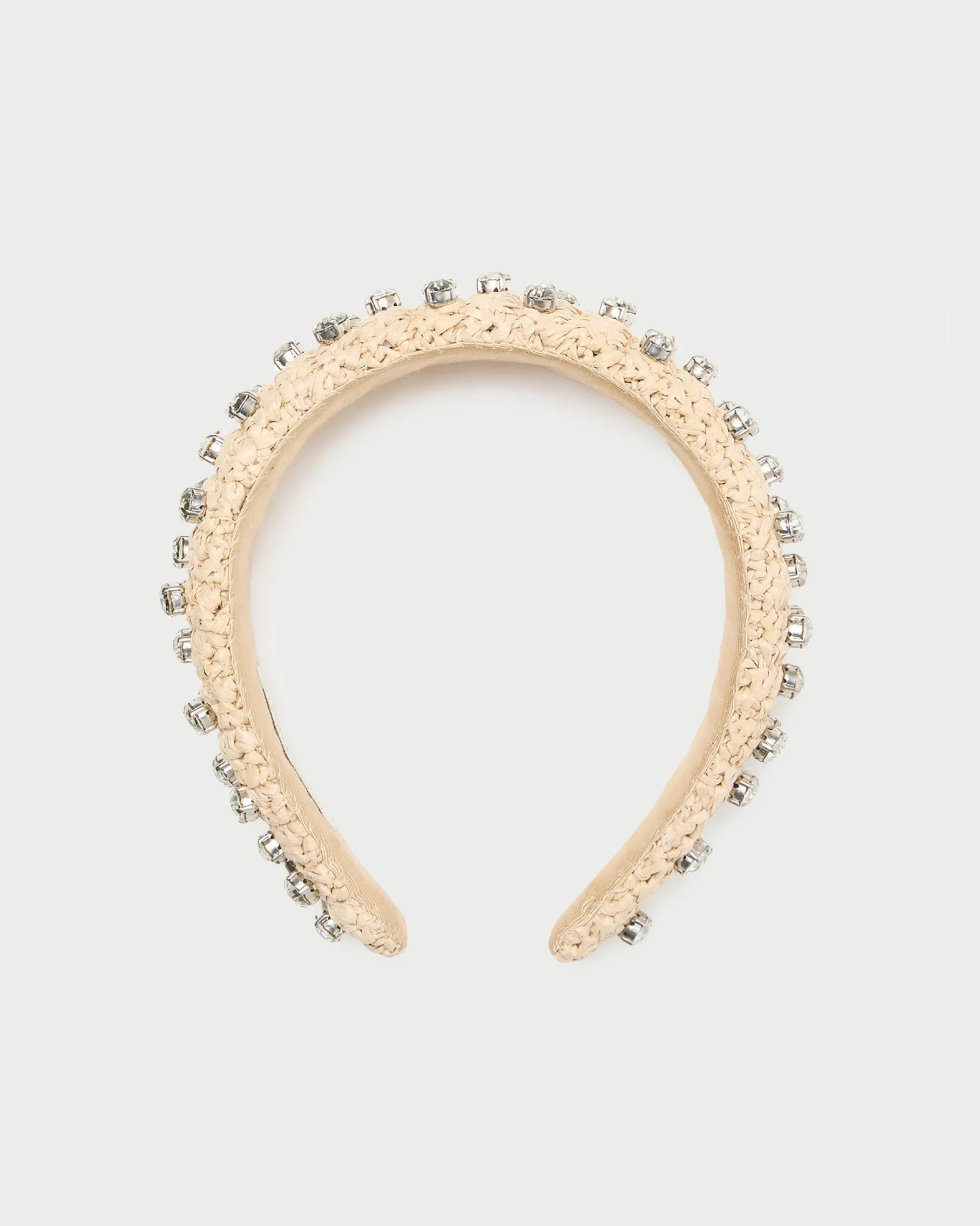 Bellamy Blue Satin Puffy Headband