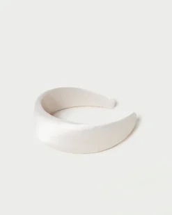Bellamy Cream Satin Headband