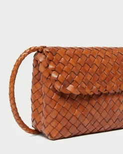 Billie Gold Leather Shoulder Bag
