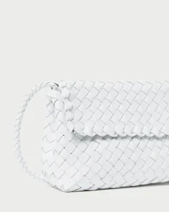 Billie White Leather Shoulder Bag