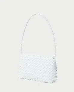 Billie White Leather Shoulder Bag