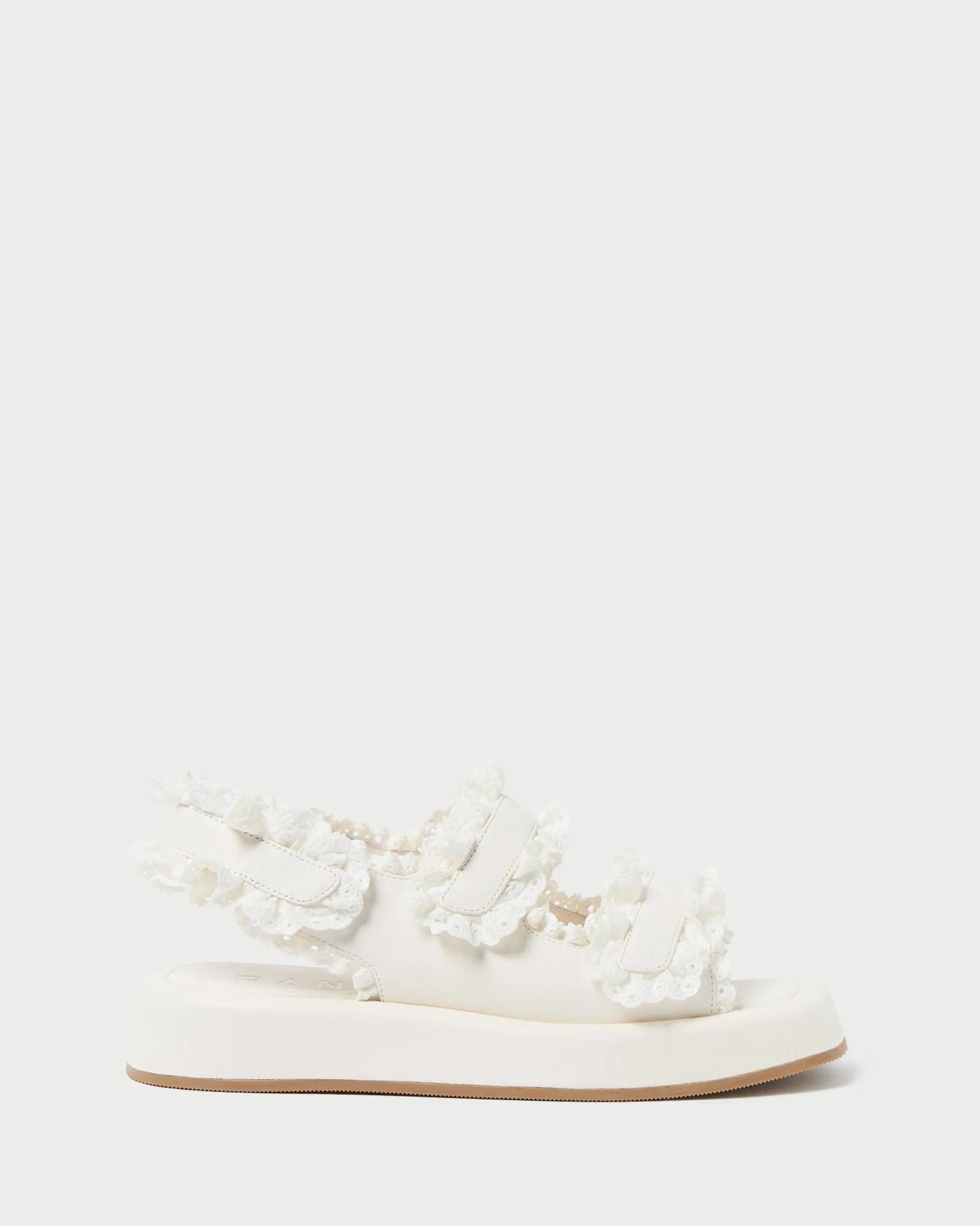 Blaise Brown Raffia Platform Sandal