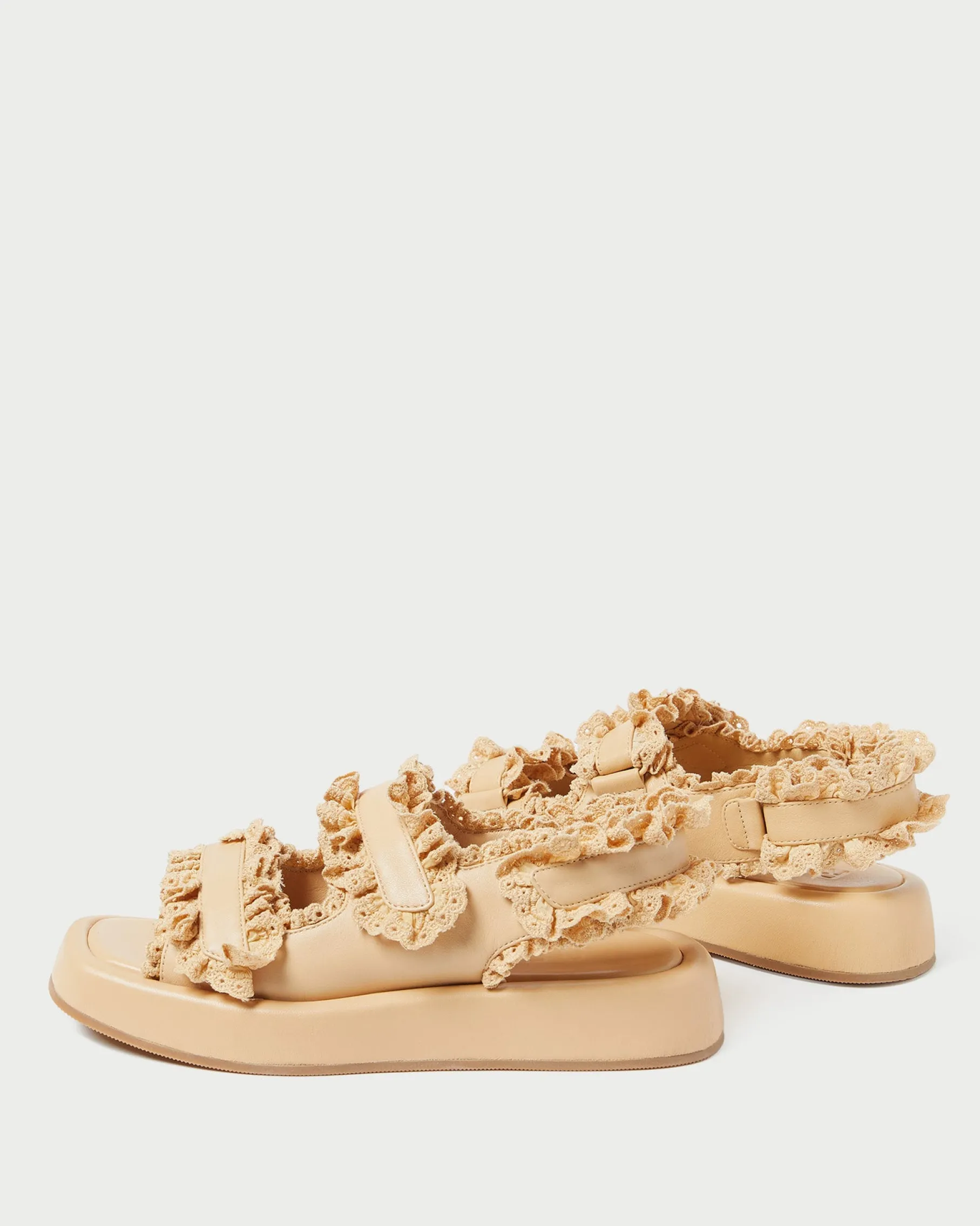 Blaise Natural Raffia Platform Sandal