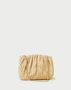 Brit Natural Flat Pleated Clutch