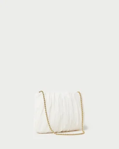 Brit Pearl Flat Pleated Clutch