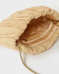 Brit Pearl Flat Pleated Clutch