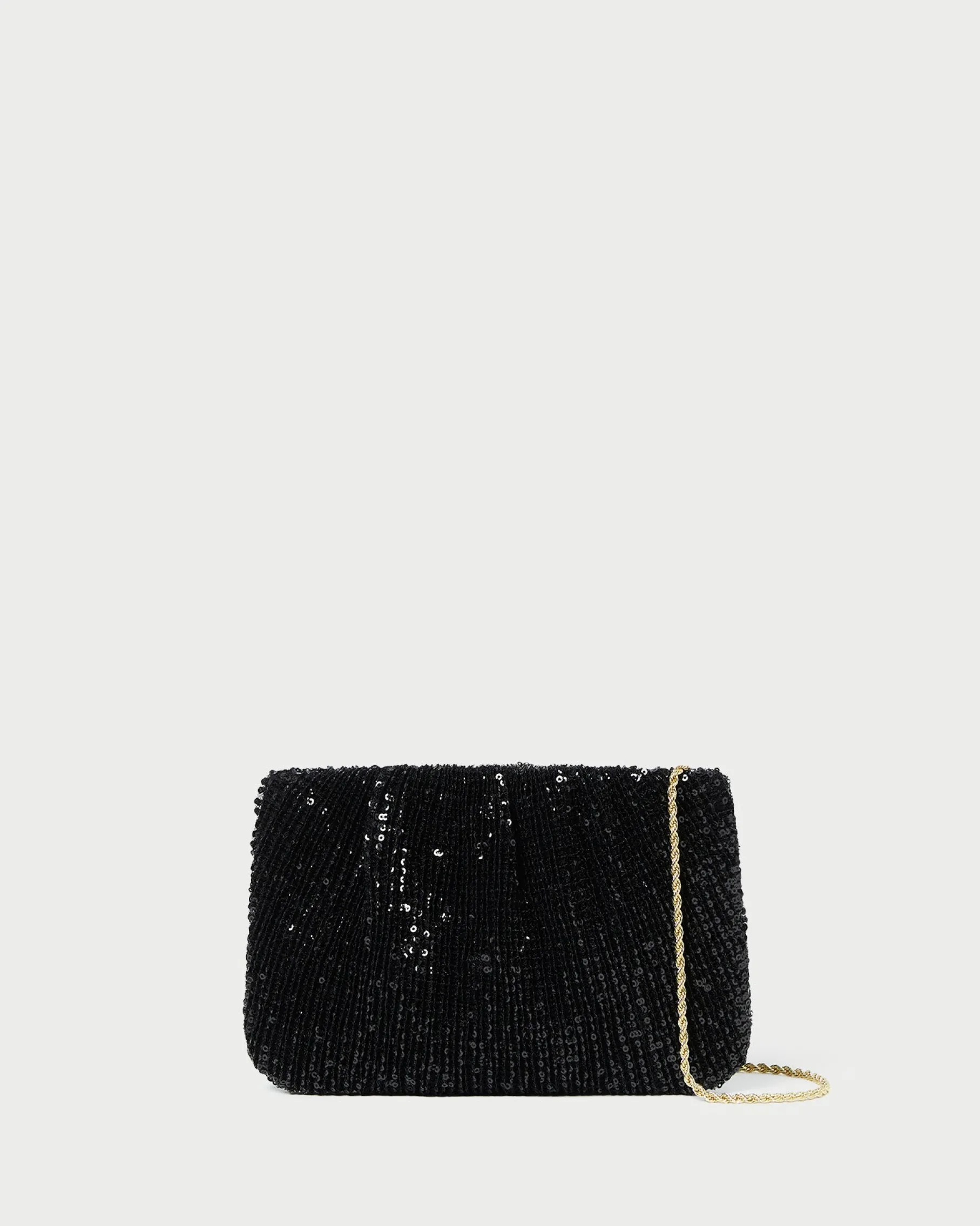Brit Pearl Flat Pleated Clutch