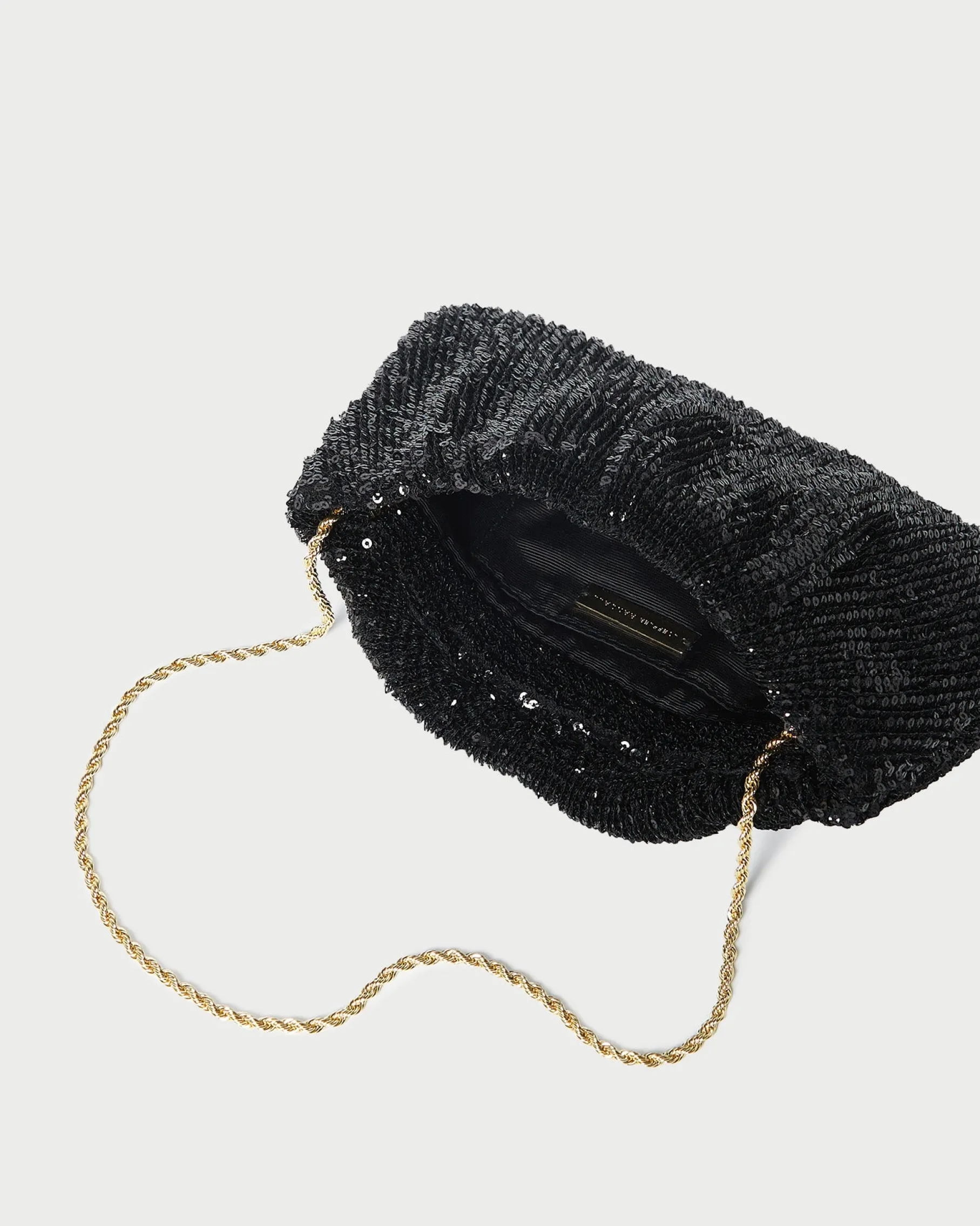 Brit White Flat Pleated Clutch