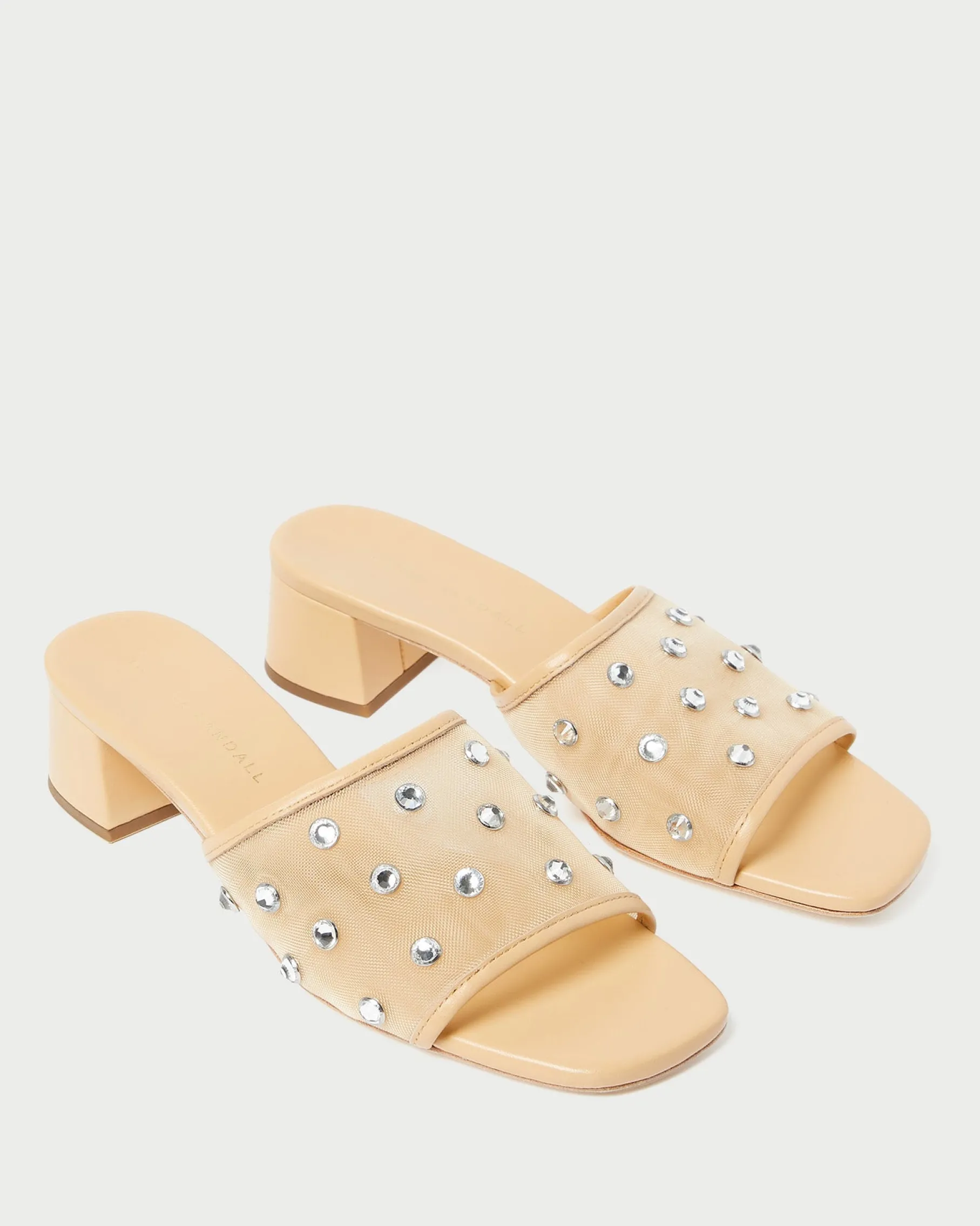 Brooke Seafoam/Crystal Mesh Mule