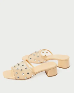 Brooke Seafoam/Crystal Mesh Mule