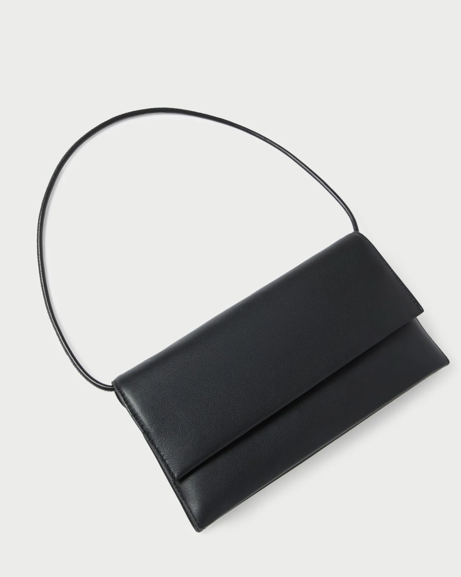 Charlee Blush Satin Shoulder Bag