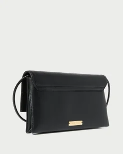 Charlee Cream Satin Shoulder Bag