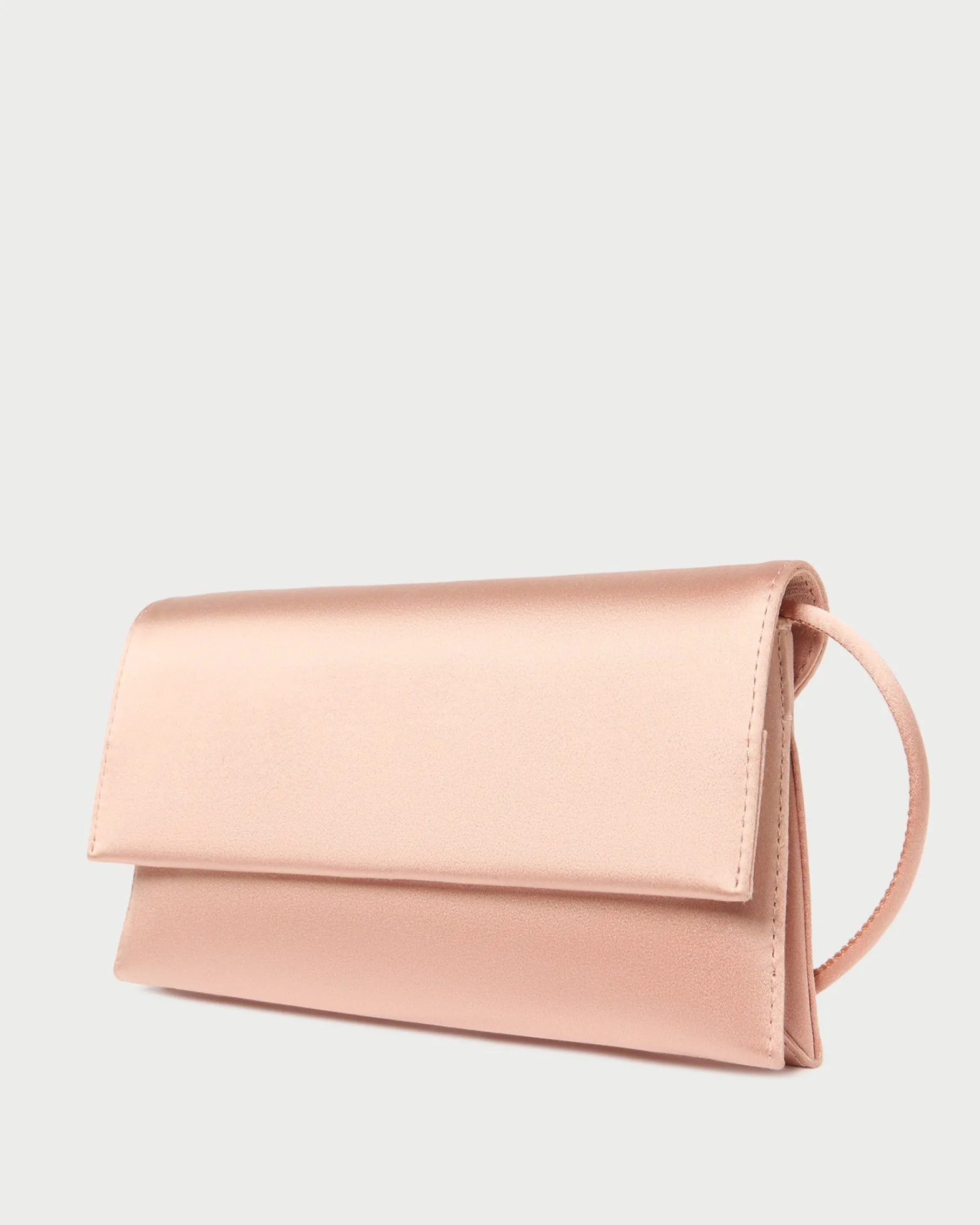 Charlee Cream Satin Shoulder Bag