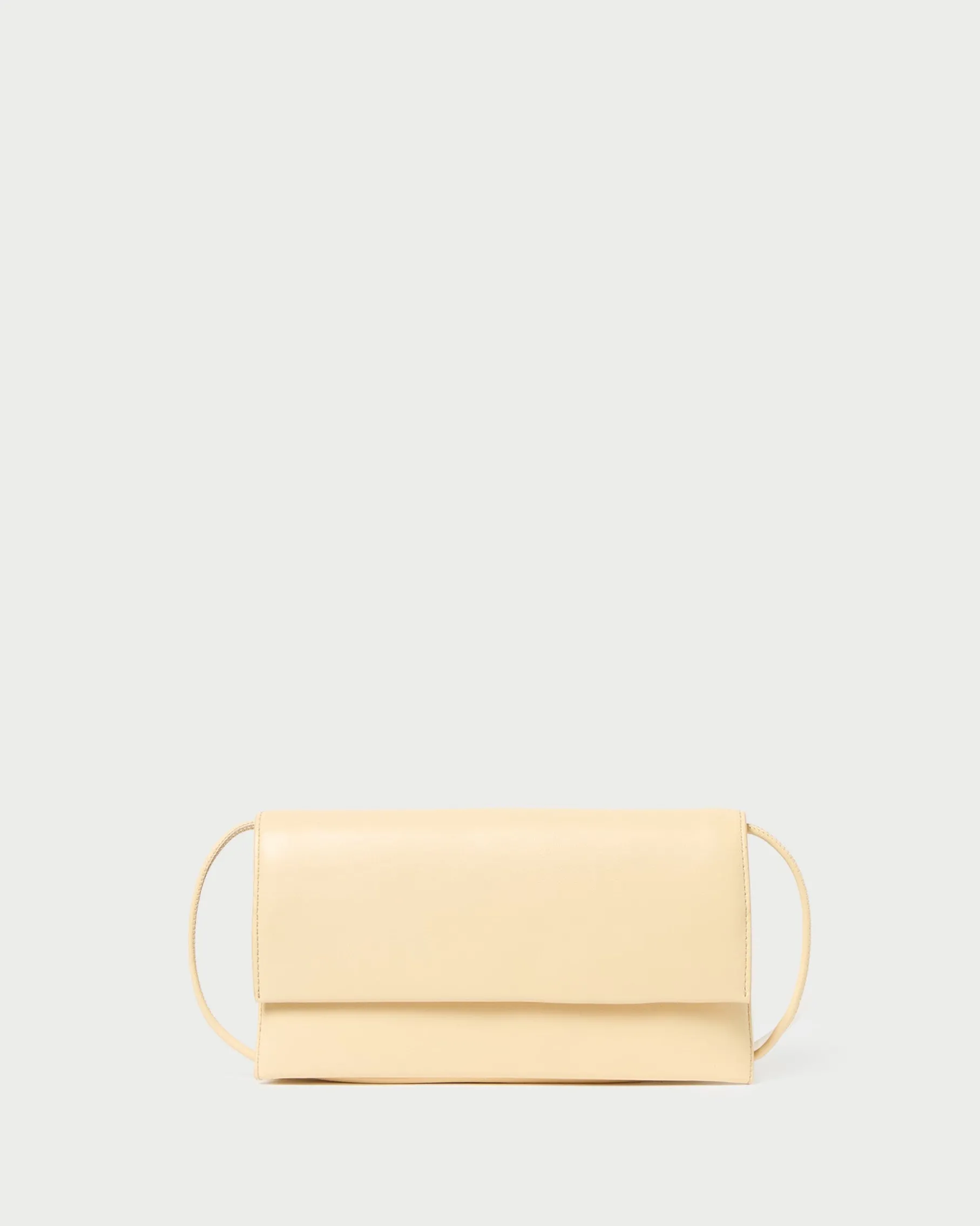 Charlee Cream Satin Shoulder Bag