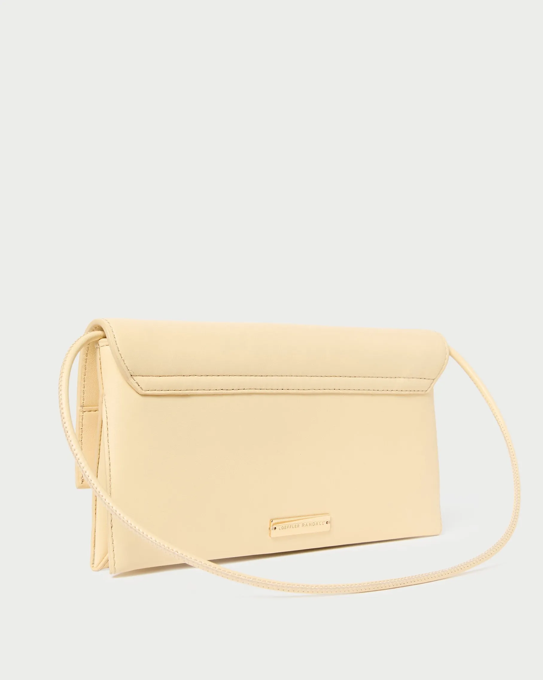 Charlee Cream Satin Shoulder Bag