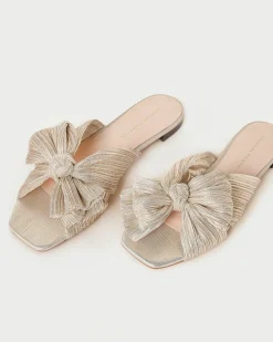 Daphne Blue Bow Slide