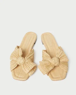 Daphne Blue Bow Slide