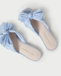 Daphne Champagne Bow Slide