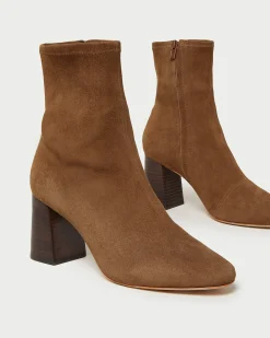 Elise Black Stretch Bootie