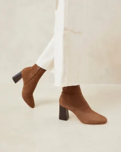 Elise Black Stretch Bootie