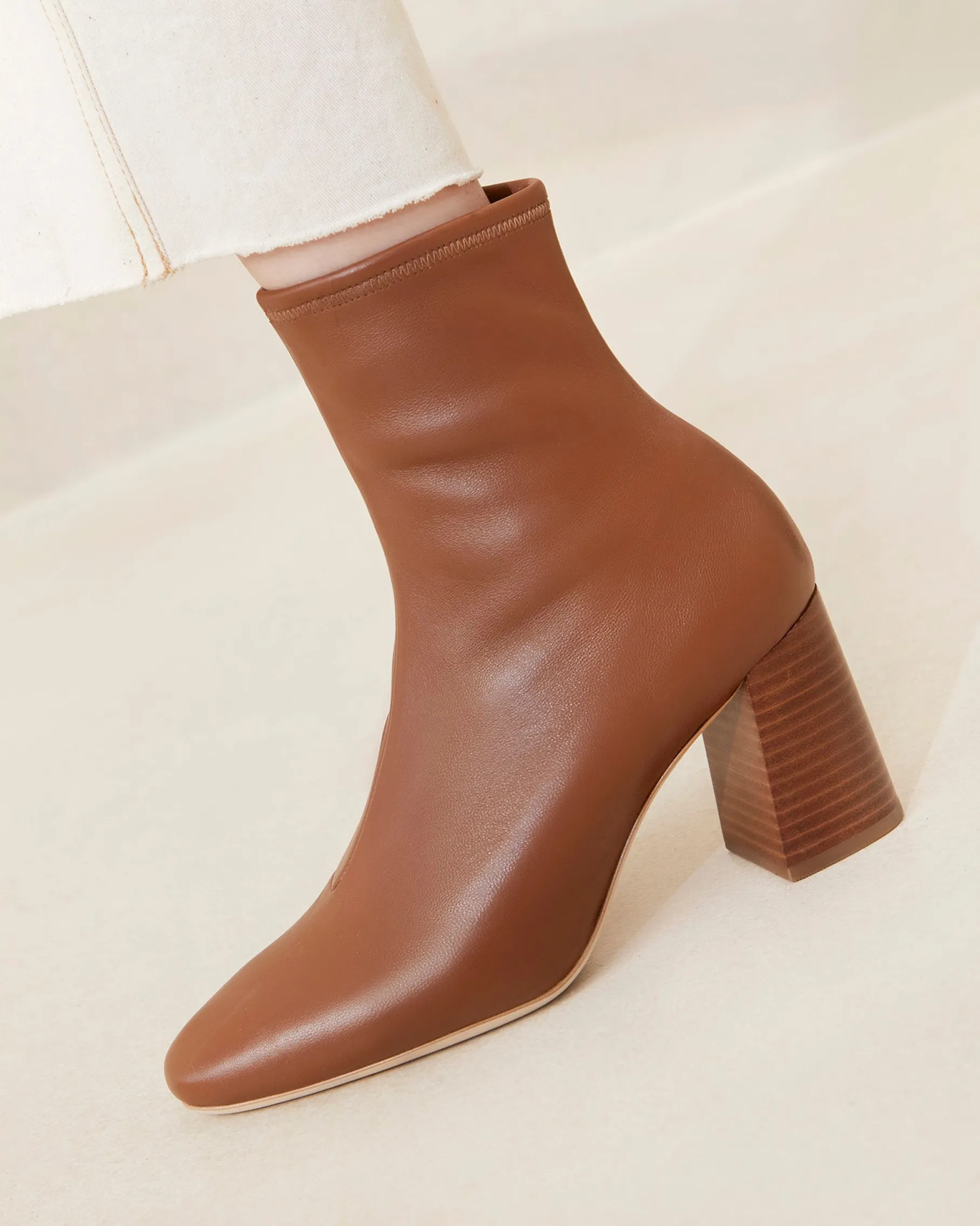Elise Black Stretch Bootie