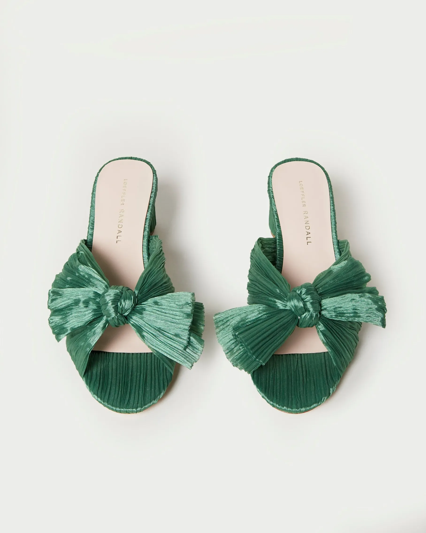 Emilia Black Pleated Bow Heel
