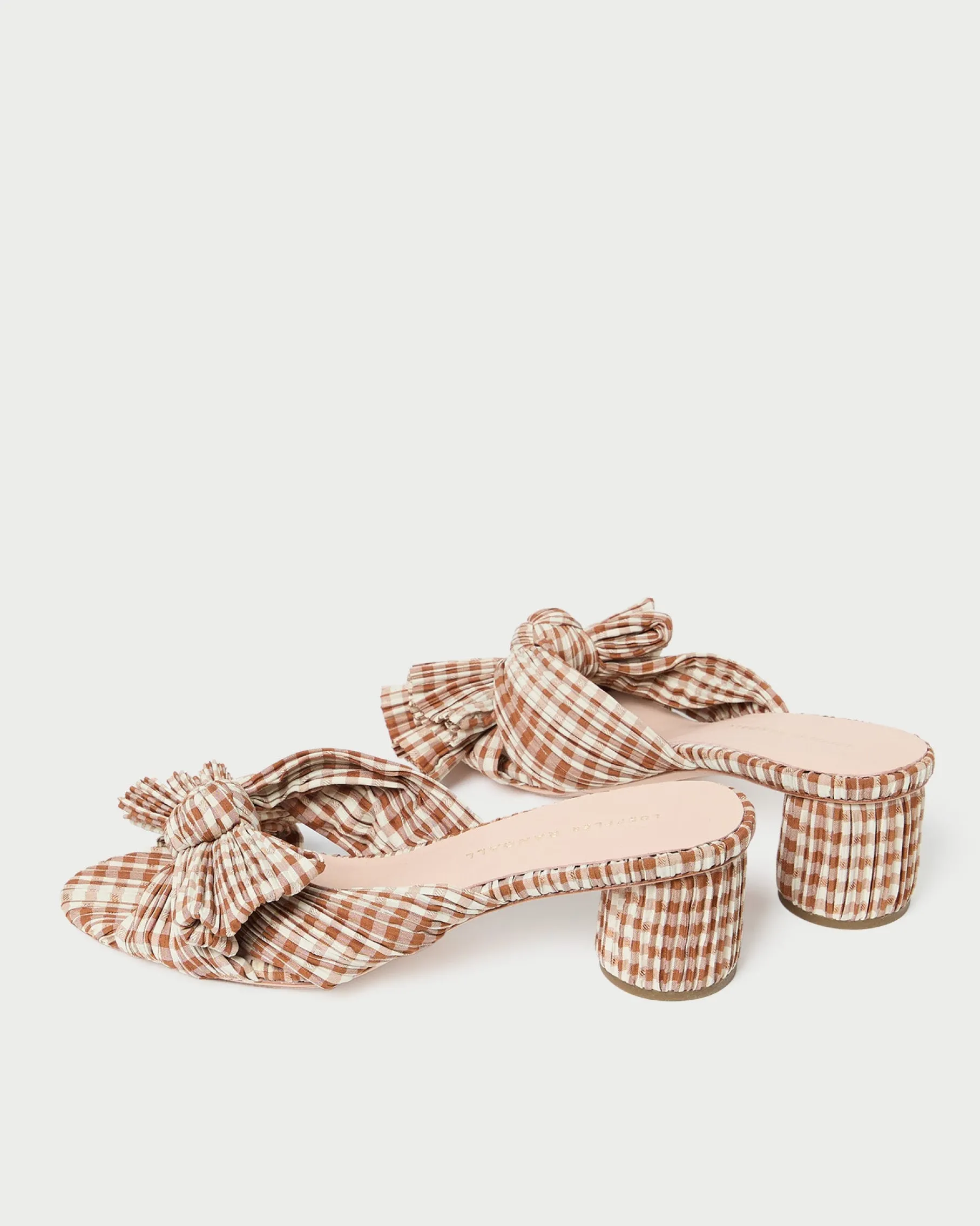 Emilia Black Pleated Bow Heel