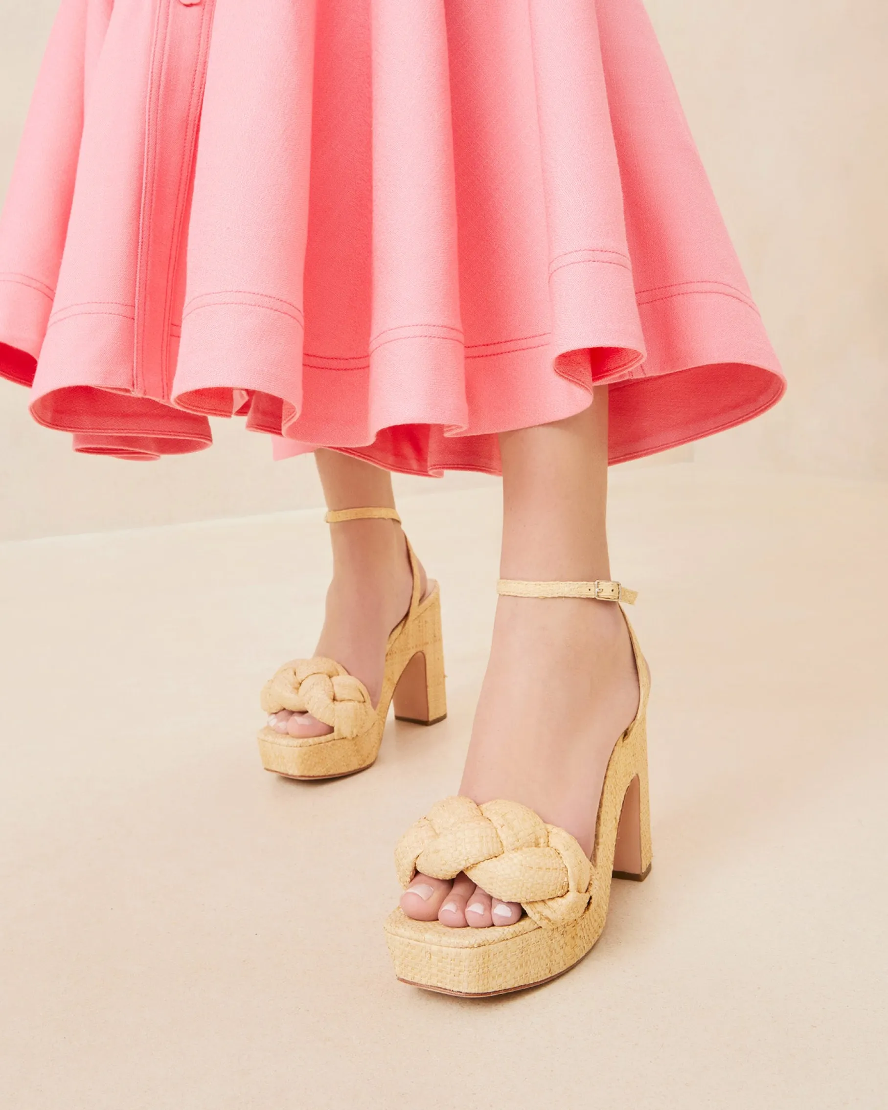 Fae Brown Platform Heel