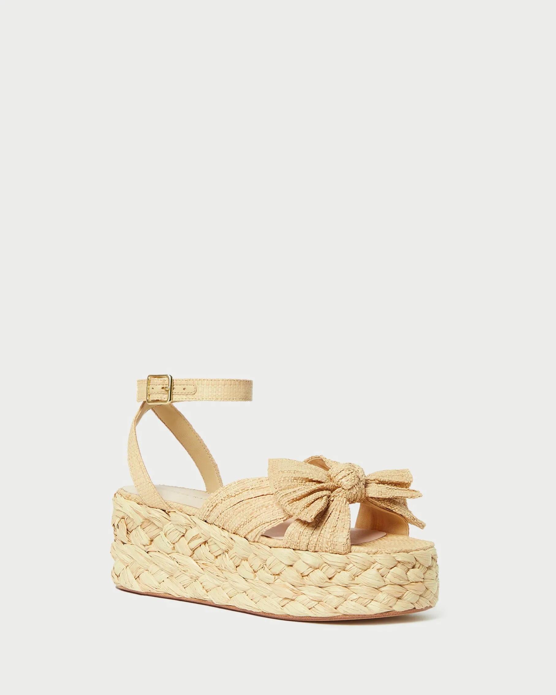 Gaby Brown Gingham Bow Espadrille