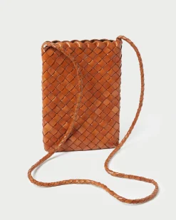 Grace White Woven Crossbody