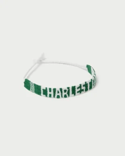 Green/White 'Charleston' Bracelet