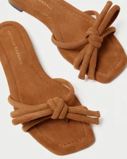 Hadley White Bow Sandal