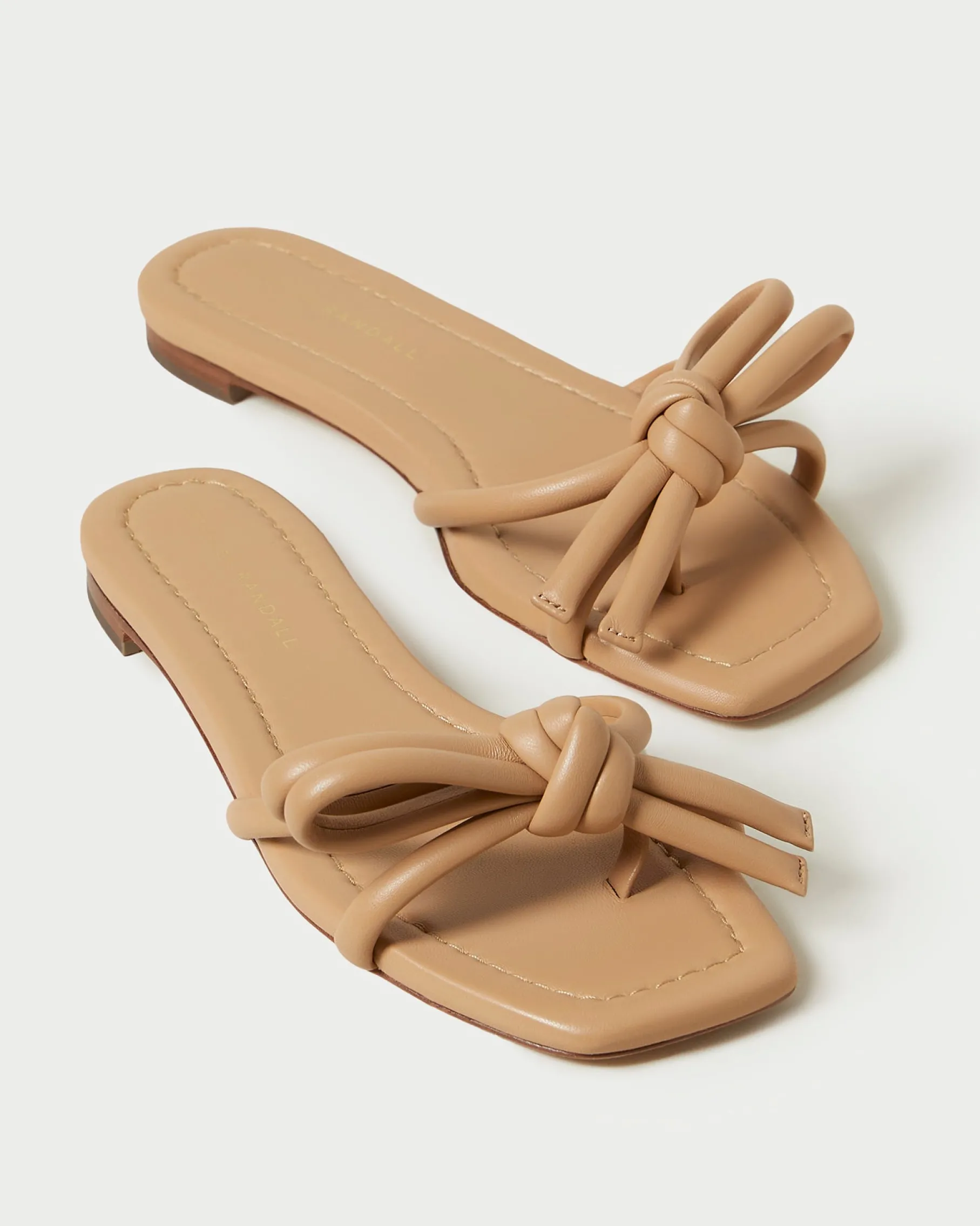 Hadley White Bow Sandal