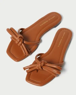 Hadley White Bow Sandal